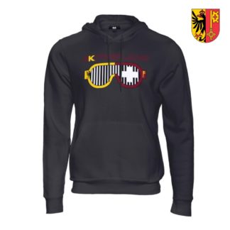 Hoodie SKITZERLAND® REGIO GENÈVE Noir / Black