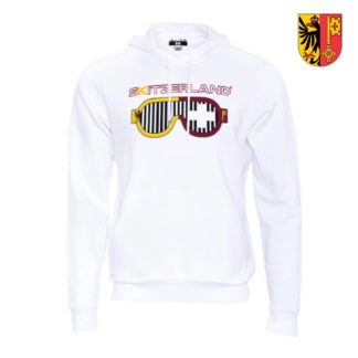 Hoodie SKITZERLAND® REGIO GENÈVE Blanc / White
